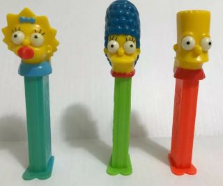 Vintage Pez Dispenser / Marge /magie/bart The Simpson /slovenia /