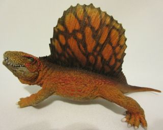 Schleich Dimetrodon Orange Dinosaur Toy Figure 2015 Collect Dino 2