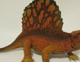 Schleich Dimetrodon Orange Dinosaur Toy Figure 2015 Collect Dino 3
