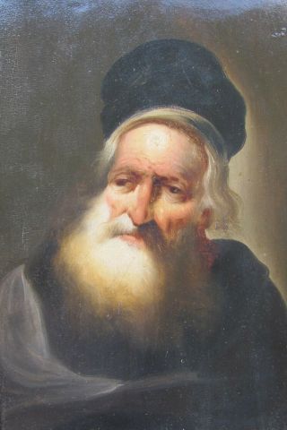 18th C Follower Of Rembrandt - Oil On Panel - Nr