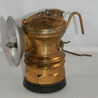 Universal Lamp Co Autolite Brass Carbide Mining Miner 