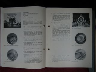 Carl Zeiss Microscope Handbook Standard Ra,  1971
