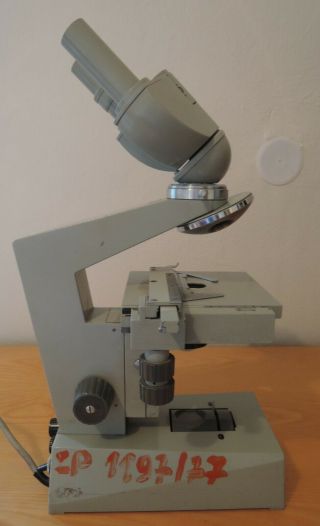 Vintage Carl Zeiss Jena Microscope Mikroskop Ergaval Spare Parts 3