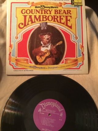 Disney Country Bear Jamboree Soundtrack And Book - Lp Vinyl Record