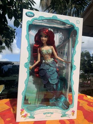 Disney Store The Little Mermaid Princess Ariel Limited Edition 17 " Designer Doll