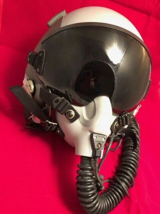 Pilot Flight Helmet Gentex Hgu - 55,  And Mbu - 12 Oxygen Mask
