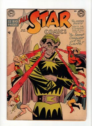 All Star Comics 52 Fn - 5.  5 Vintage Dc Comic Jsa Justice Society Of America 10c