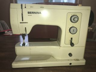 Bernina Record Model 830 Vintage Sewing Machine With Case,  Controls,