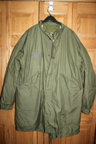 Us Military Issue Cold Weather Field Jacket Fish Tail Parka Medium Reg R5
