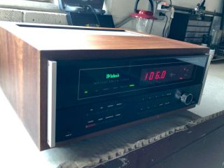McIntosh MR - 7082 AM/FM Stereo Tuner Pristine w/ Vintage Walnut Cabinet 2