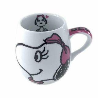 Vintage Snoopy Peanuts Face Mug Cup Belle Coffee Tea Cup Teacup