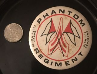 Phantom Regiment Drum & Bugle Corps Rockford Illinois Vintage Pin Button