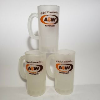 Vintage A&w Restaurant 22 Oz Plastic Mugs Root Beer Cup Usa