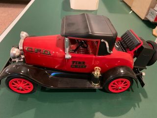 Vintage Jim Beam Fire Chief Decanter 1928 Model A Car Ford And Empty