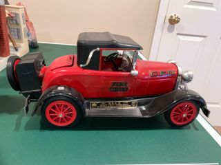 Vintage Jim Beam Fire Chief Decanter 1928 Model A Car Ford and Empty 3