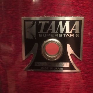 Tama Vintage Superstar Cherry Wine 14”X 8” Snare Drum 1984 Made In Japan 2