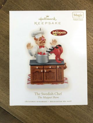 Hallmark Keepsake The Swedish Chef The Muppet Show Magic Ornament