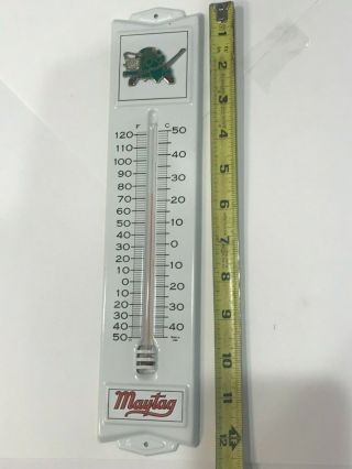 Vintage Maytag Thermometer Advertising Oil 92gas Engine Logo/crest Collectible 4