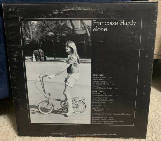Francoise Hardy - Alone LP (1970,  Reprise) VG,  /VG,  Tan Label Stereo 3