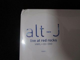 Alt - J - Live At Red Rocks 2 LP 75678666643 RSD Blue Vinyl w/CD & DVD 3