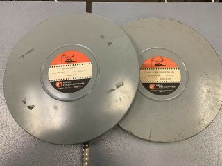 2 Vintage Bell Helicopter Textron 16mm Film Reels With Sound Huey Vietnam War