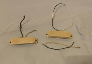 1964 1965 1966 1967 Fender Mustang Pickups With Covers Vintage