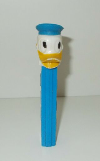 Vintage Pez Donald Duck Blue 3,  4 Stem No Feet