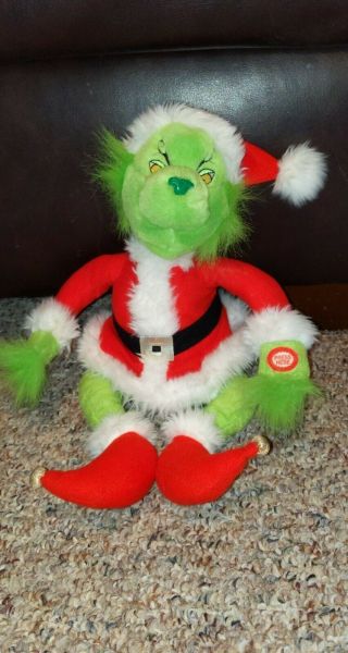 How The Grinch Stole Christmas Animated Singing Plush Beverly Hills Teddy Bearco