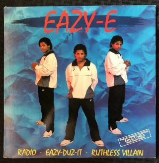 Eazy E N.  W.  A.  Radio Eazy Duz It Album Lp 1988 1st Press Ruthless Priority Ex,  /nm