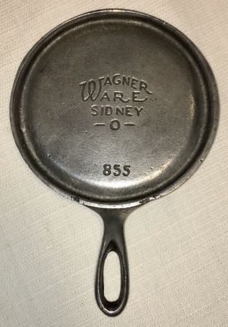 Wagner Ware Cast Aluminum Toy / Salesman Sample Handle Griddle 855