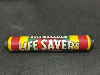 Vintage Life Savers Money Bank Or Pencil Case