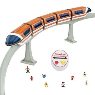 Disneyland Resort Disney Monorail Train Orange Playset Remote Controlled Newrare