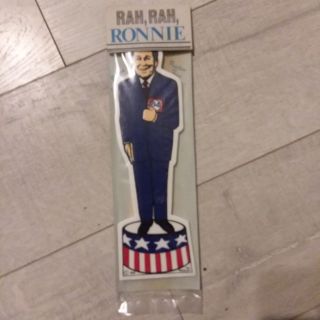 Vintage 1983 Rah Rah Ronnie Ronald Reagan For President Political Campaign Toy