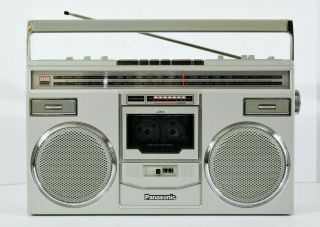 Panasonic Rx - 5100 Stereo Cassette Vintage Boombox  Video