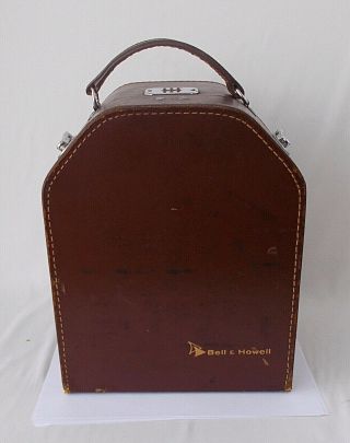 Vintage Bell & Howell 16 Mm Movie Camera In Carrying Case 70 Dr