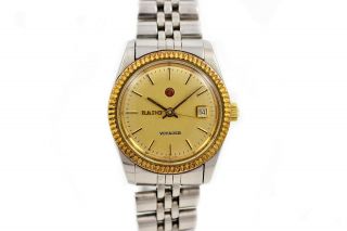 Vintage Rado Voyager Stainless Steel Automatic Ladies Petite Watch 355