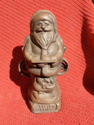 Griswold Cast Iron 12 " Santa Claus Christmas Cake Mold ’s 897 - 898