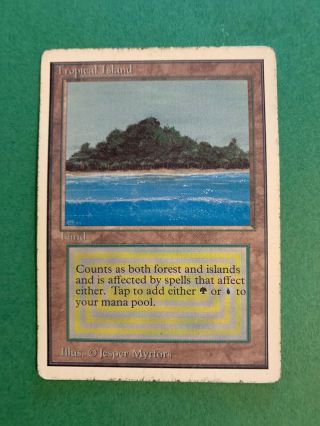 Vintage Magic | Mtg Unlimited Tropical Island - Mp