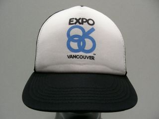 Expo 86 - Vancouver B.  C.  - Canada - Vintage - Adjustable Snapback Ball Cap Hat