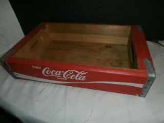 Vintage Coca Cola Coke Wooden Soda Bottle Case Crate Box