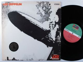 Led Zeppelin Self Titled Atlantic Sd - 8216 Lp Vg,  /vg,  ^