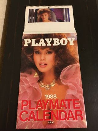 1988 Playboy Playmate Wall Calendar With Sleeve Envelope