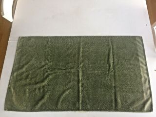 Vietnam Era Us Army Olive Drab Og - 107 Green Field Towel