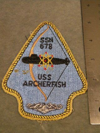 Us Navy,  Submarine Patch,  Uss Archerfish