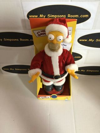 Homer Simpson Dancing/singing Santa Christmas