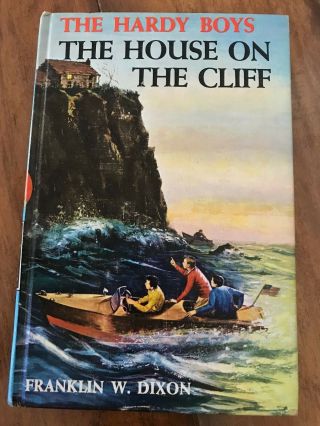 Hardy Boys 2 " The House On The Cliff " •last Brown & White Eps •1969 •matte Pc