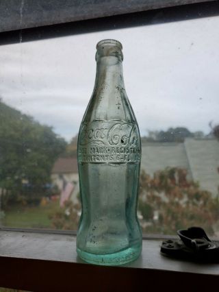 Vintage Savannah Ga Georgia Soda Bottle Coke Coca - Cola Pat: Nov 16th,  1915 Old