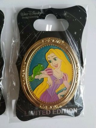 Wdi Princess Rapunzel And Pascal Disney Tangled Gold Frame Pin Le 250 Pin Mog