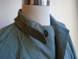 French army raincoat canvas natural rubber ww2 or Indochine period 3