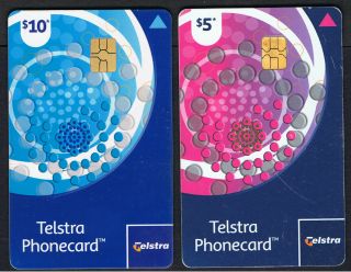 Phonecards Telstra $5 And $10